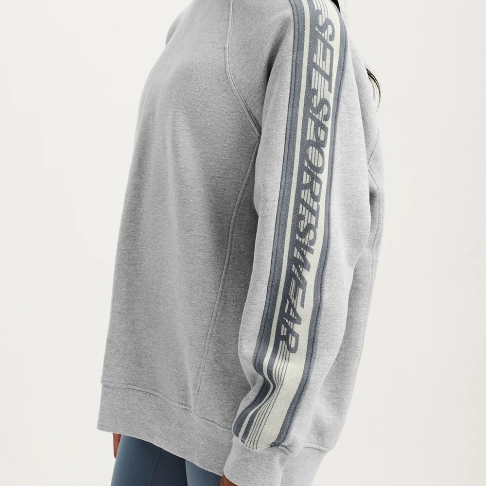Set Active Midweight Sweats Staple Paneled Crewneck - Picture 2 of 2